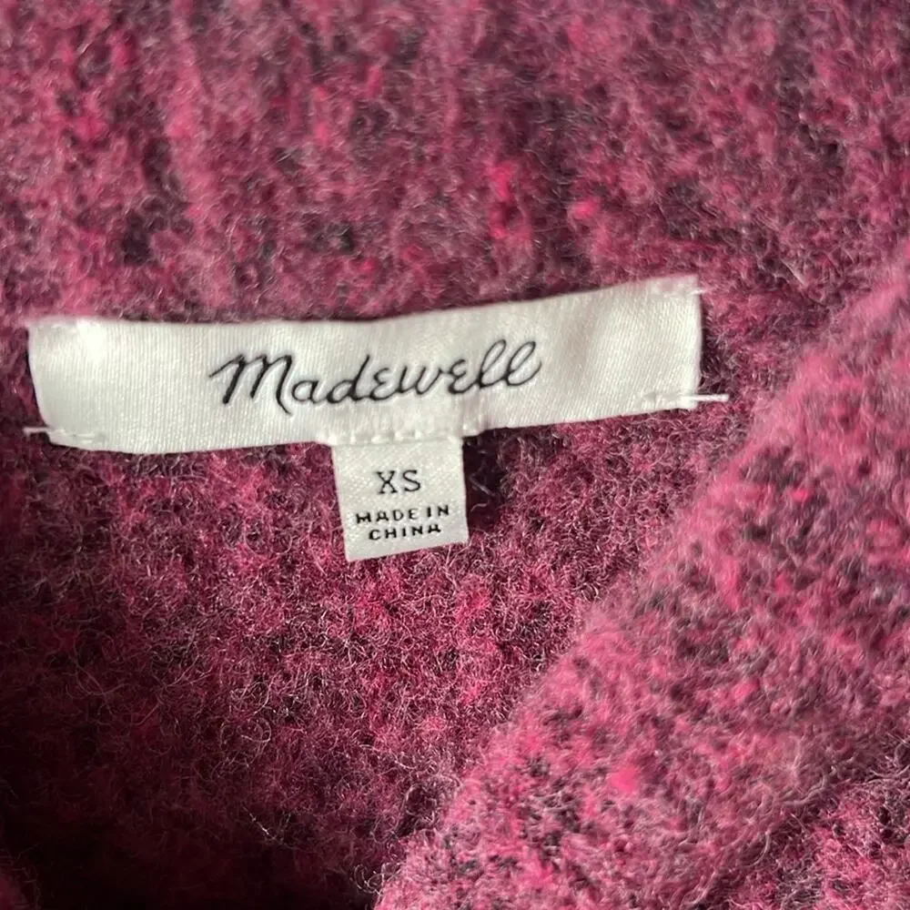 MADEWELL BELFIORE RIBBED PULLOVER SWEATER SIZE XS‎